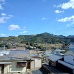 ２階の高さからの景色